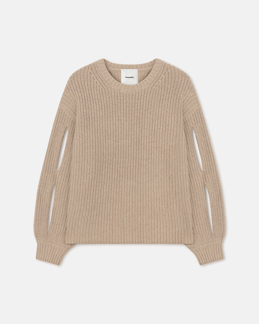 Jacint - Cashmere-Blend Sweater - Oatmeal