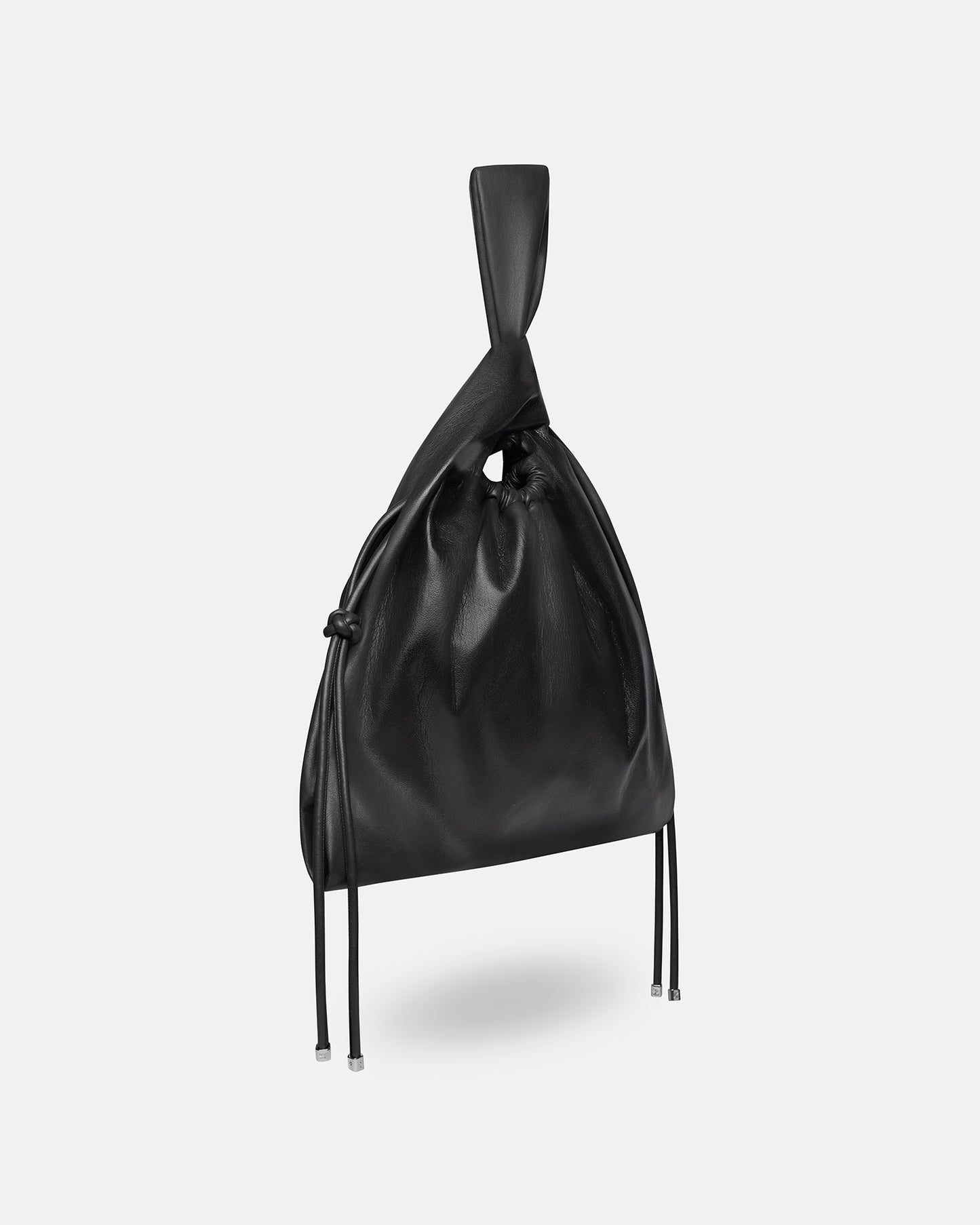 Jen Drawstring - Okobor™ Alt-Leather Bag - Black