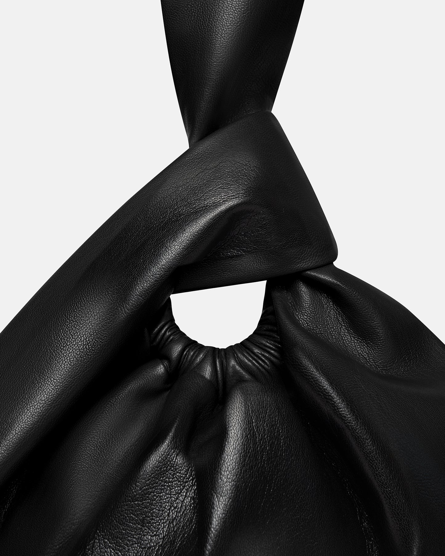 Jen Drawstring - Okobor™ Alt-Leather Bag - Black