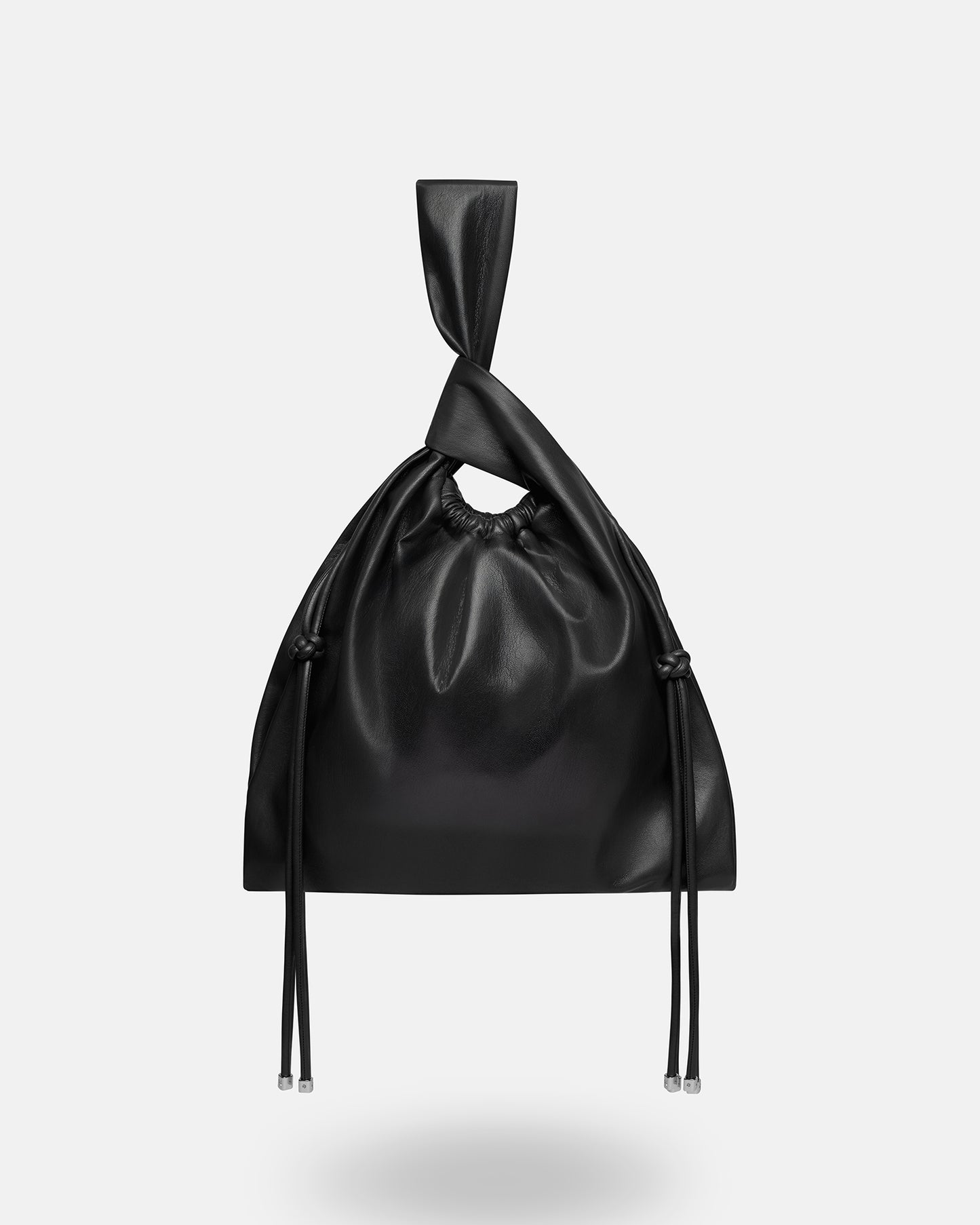 Jen Drawstring - Okobor™ Alt-Leather Bag - Black