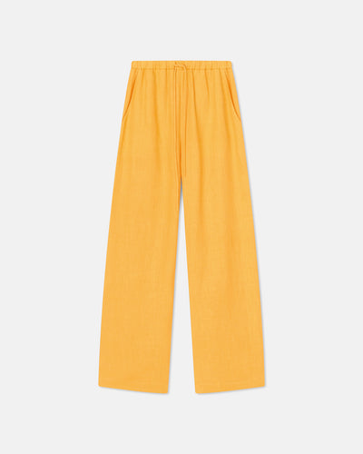 Polyka - Sale Linen Pants - Orange Pf23