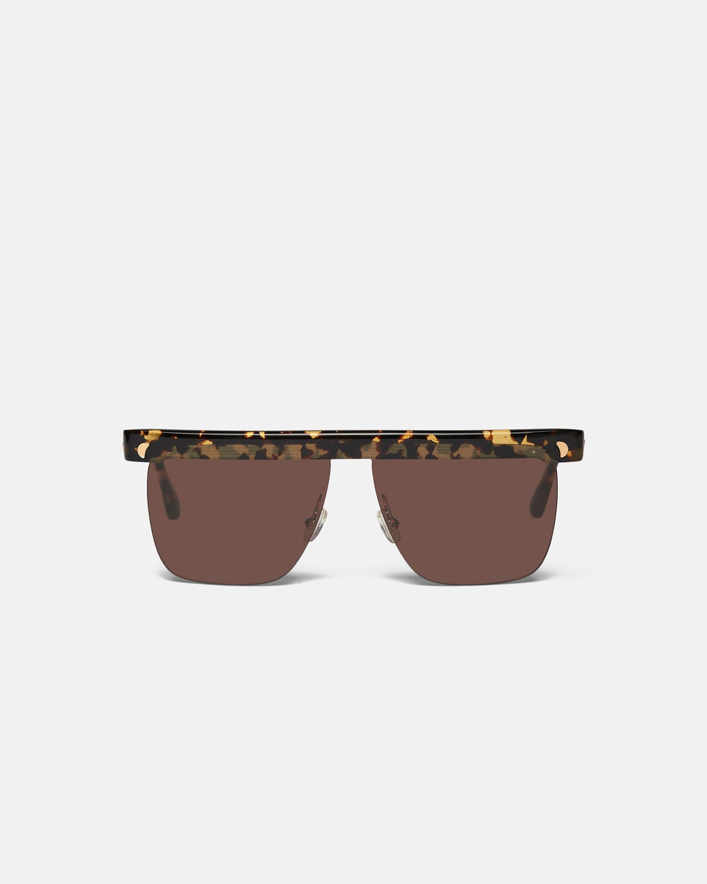 Rigel - Square-Frame Sunglasses - Brown Eyewear