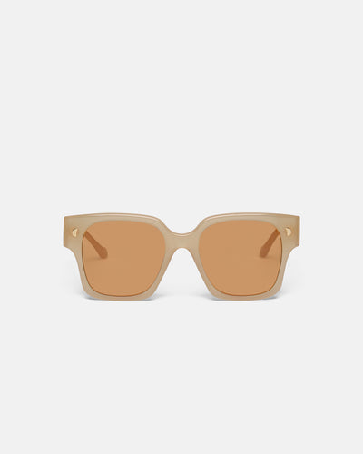 Shae - Bio-Plastic Oversized Sunglasses - Sand