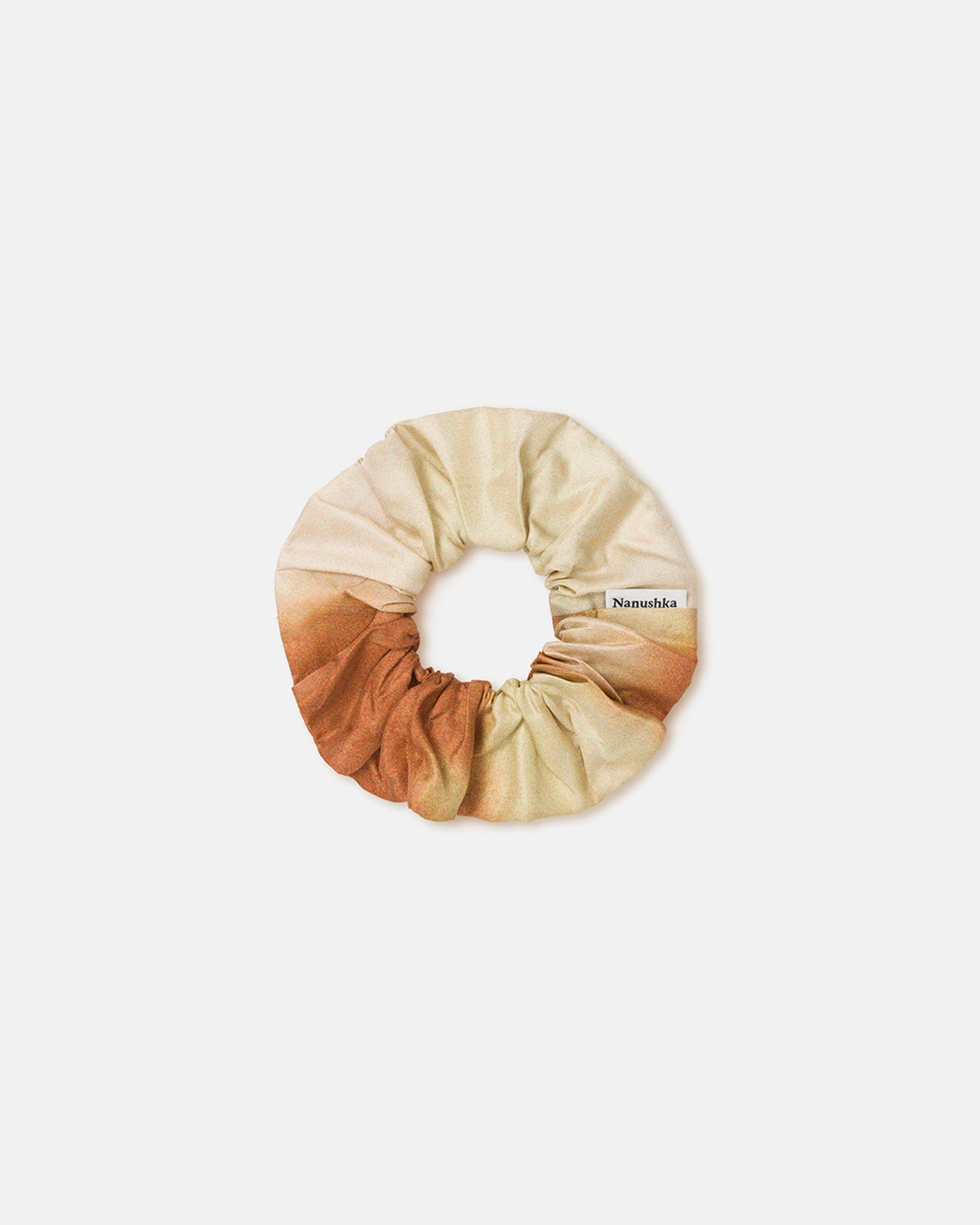 Lou - Printed Twill-Silk Scrunchie - Smudged Graffiti