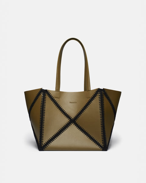 Origami Tote Bag in Brown - Nanushka