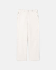 Vidia - Regenerated Leather Straight-Leg Pants - Crayon