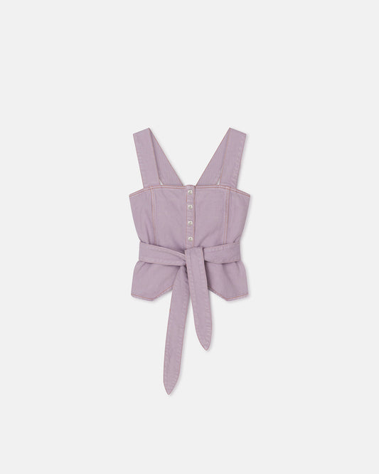 Kaiko - Denim Top - Lilac