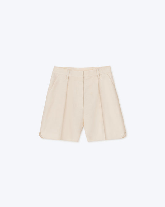 Rima - Sale Tailored Marathon Shorts - Creme