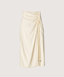 Malorie - Georgette Skirt - Creme