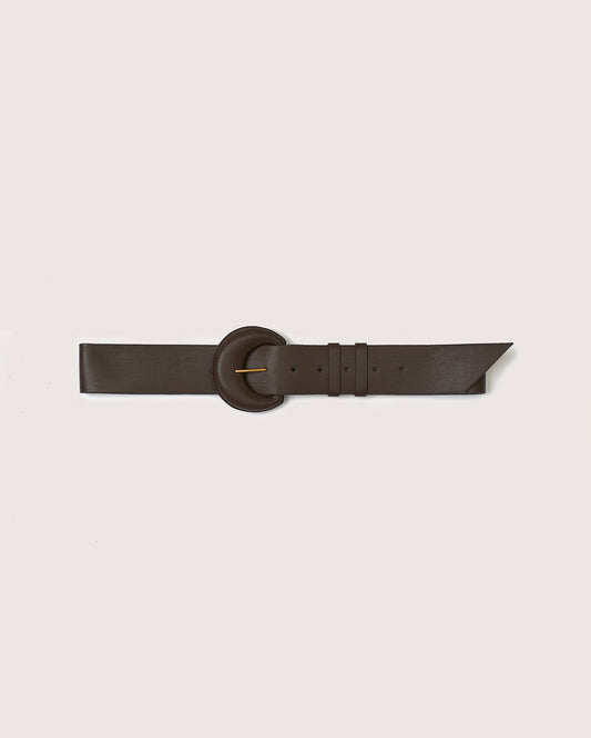 Jannah - Sale Vegan Leather Belt - Shiitake