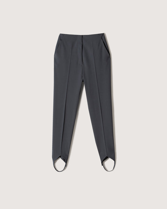 Darby - Sale Eco-Cady Stirrup Pants - Gray