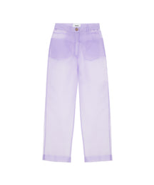 Marfa - High Rise Wide Leg Pants - Lilac