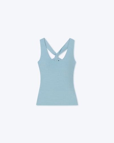 Joia - Sale Terry-Knit Tank Top - Sky