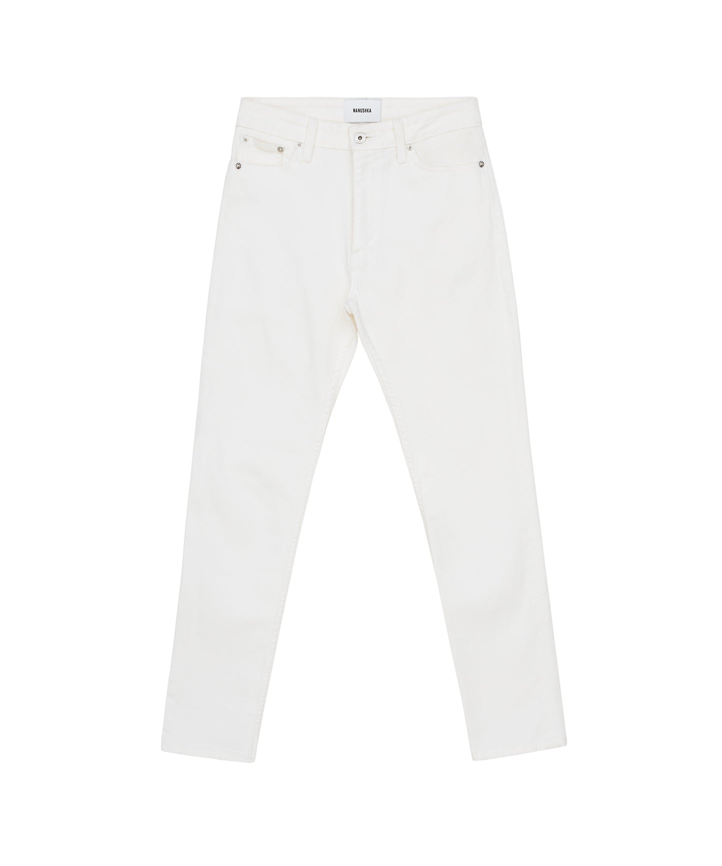 Ren - Mid Rise Skinny Jeans - White