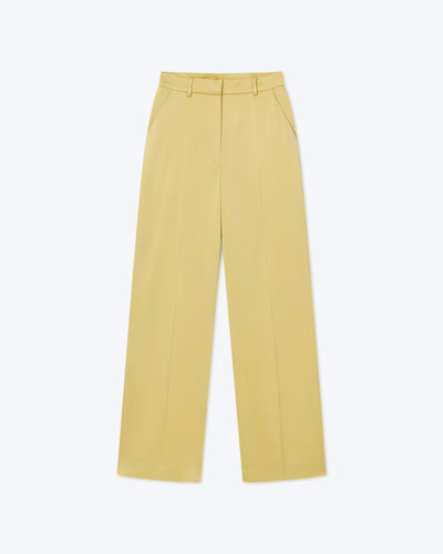 Kezia - Sale Slip Satin Pants - Yellow