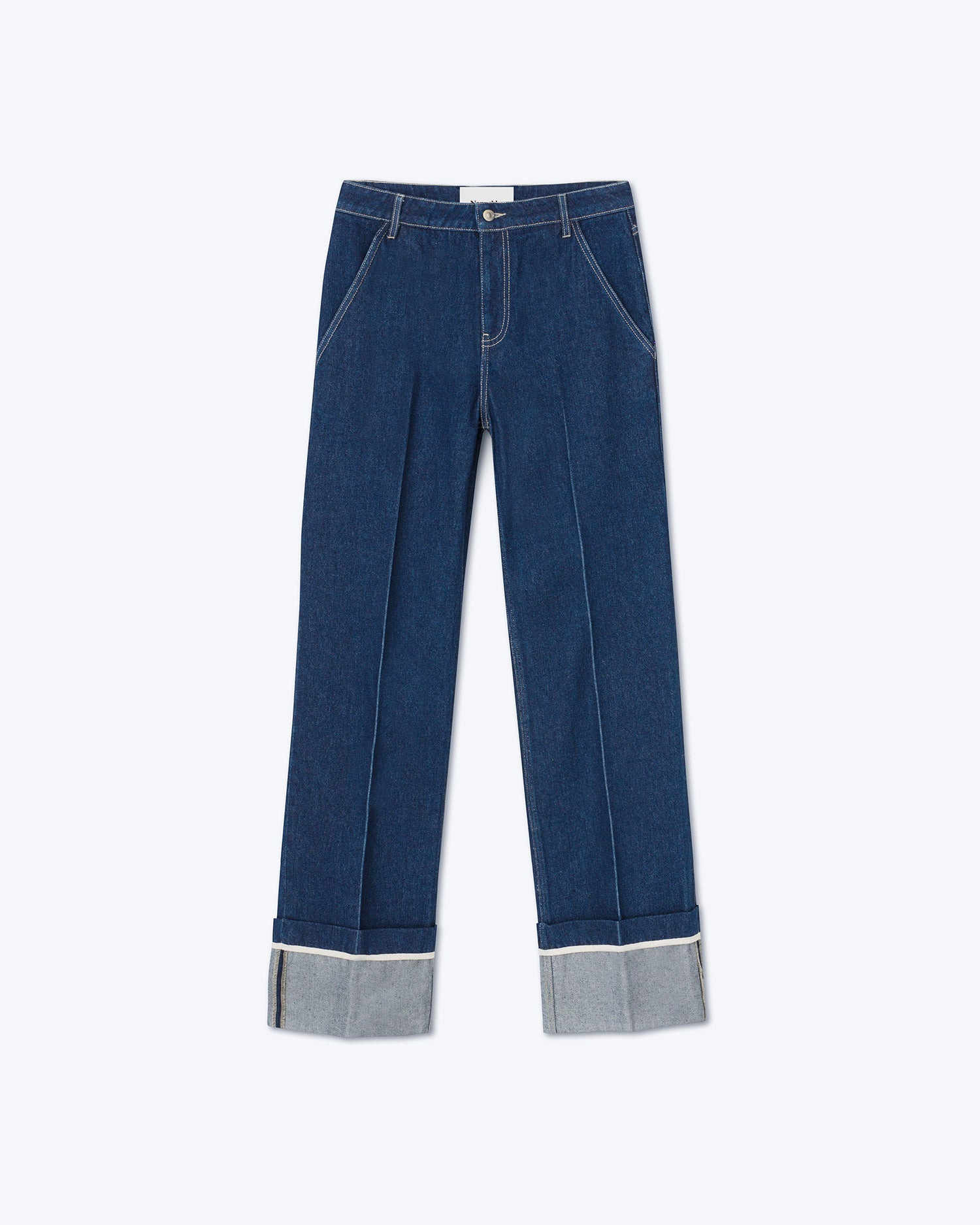 Meire - Sale Turn Up Trousers - Eco Indigo – Nanushka