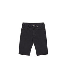 Kiki - Denim Biker Shorts - Black